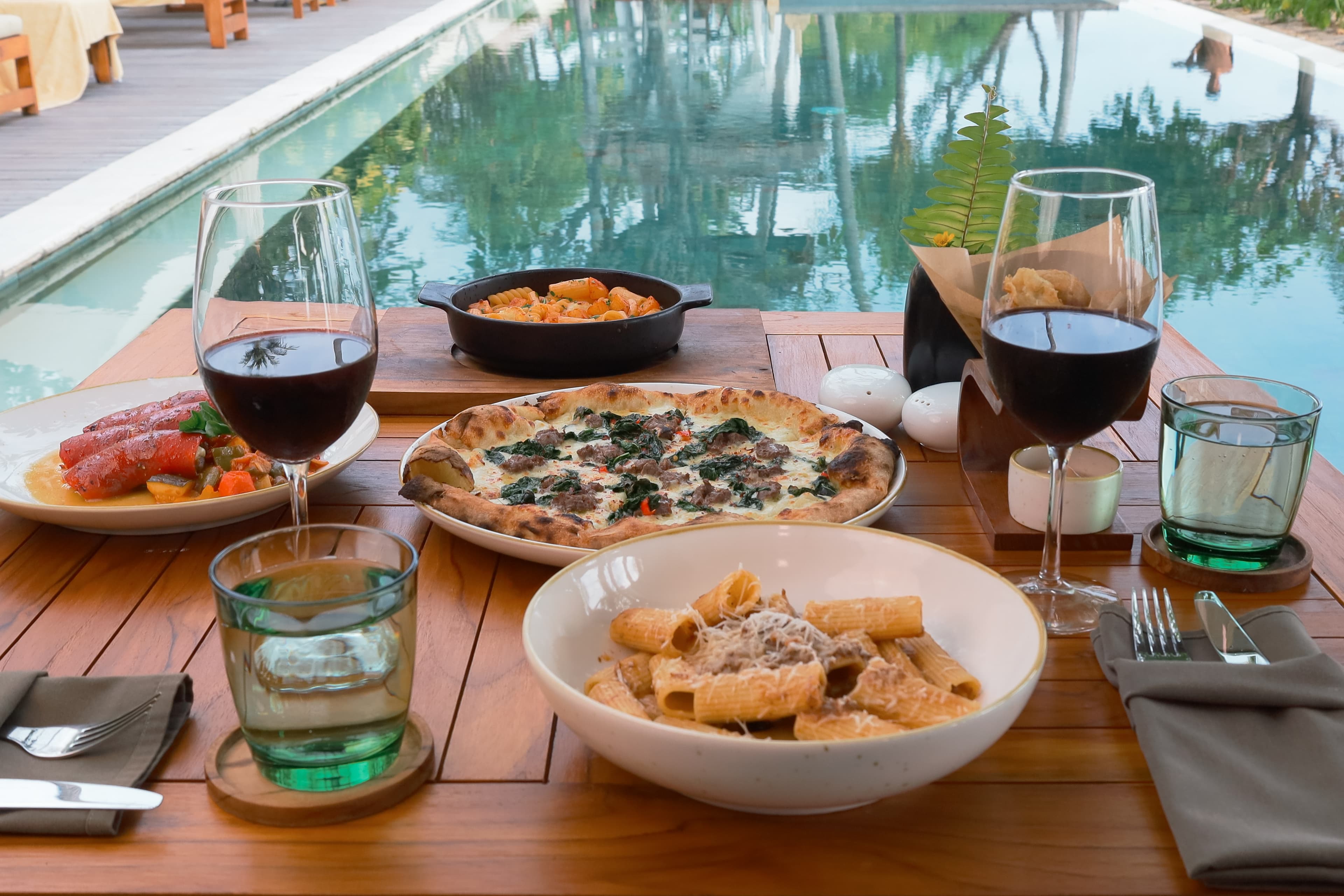 <p>Nooq Trattoria &amp; Sunset Bar brings a true taste of Italy to Lombok, where our Napolitano Chef prepares authentic pastas, signature pizzas, and timeless Italian dishes — all served by our well-loved team, whose warmth and charm make every meal unforgettable against the sunset views of Mangsit Beach</p>